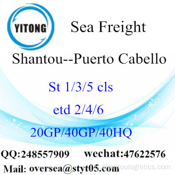 Shantou Port Sea Freight Shipping à Puerto Cabello